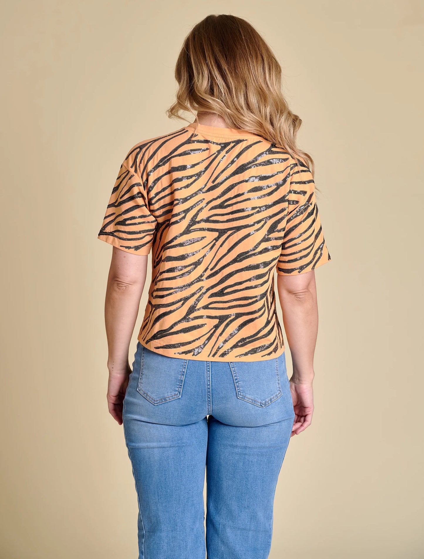 Tigers Sequin Repeat Tee