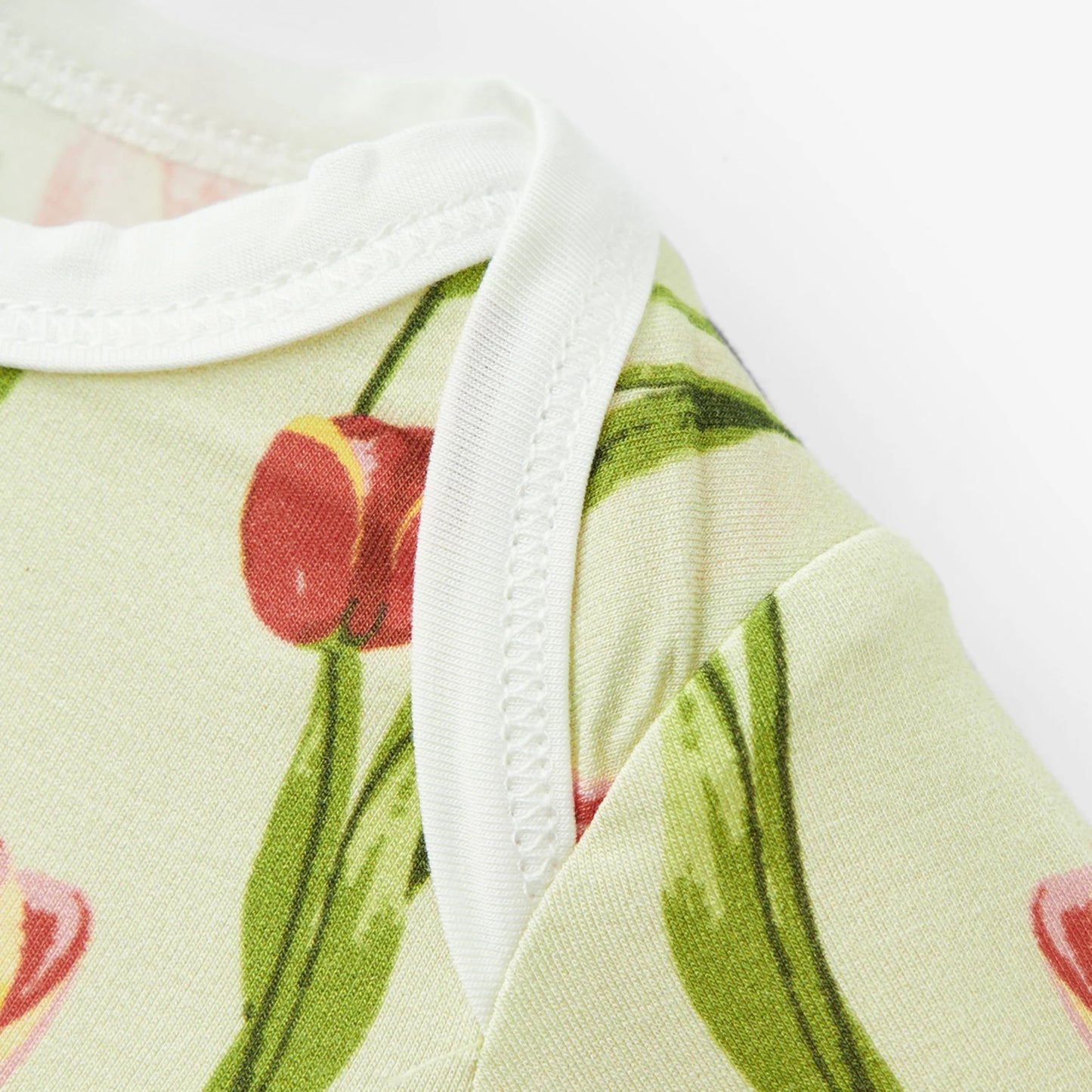 Tulip Luxe Stretch Newborn Gown & Hat Set