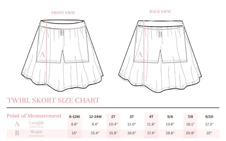 Bright Lilac Scrunchy Twirl Skort