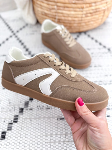 Brown Retro Sneaker