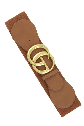 Vintage Go Buckle Classic Elastic Belt