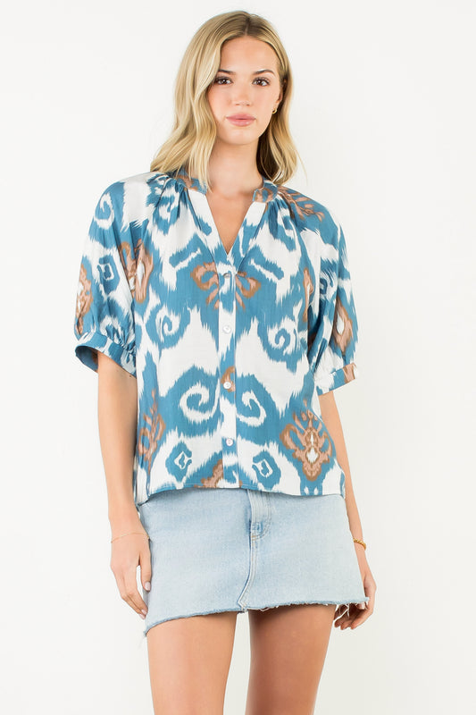 THML Paisley Print Top