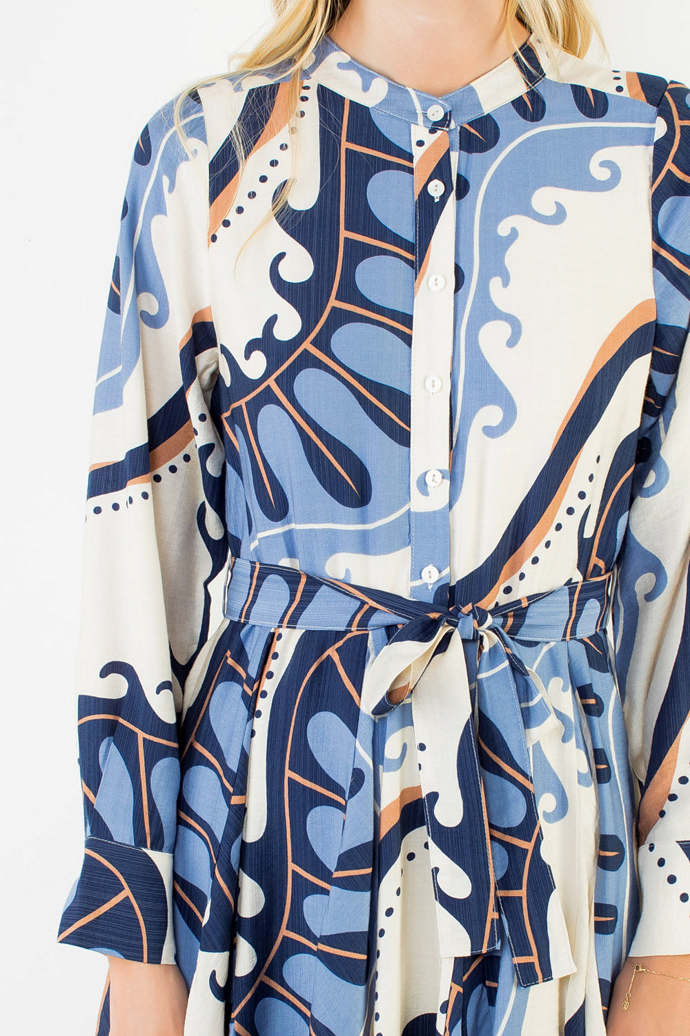 THML Fall Floral Shift Dress