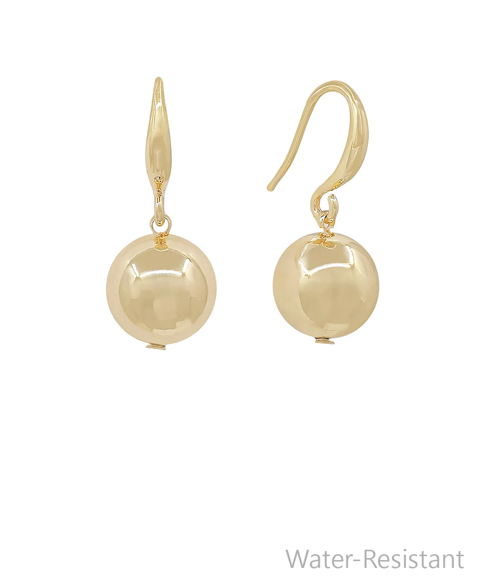Water Resistant Ball Dangle Earrings