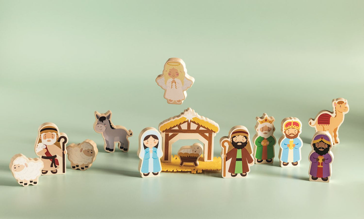 Wood Nativity Toy Set