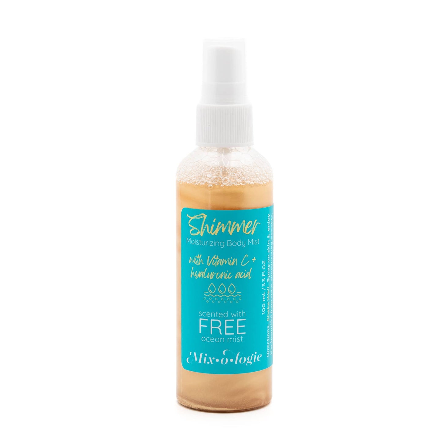 Mixologie Free (ocean mist) SHIMMER Body Mist