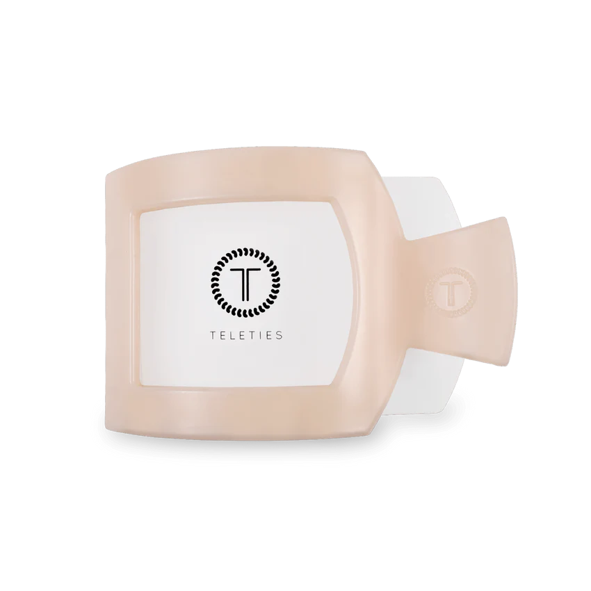 Almond Beige Flat Square Clip