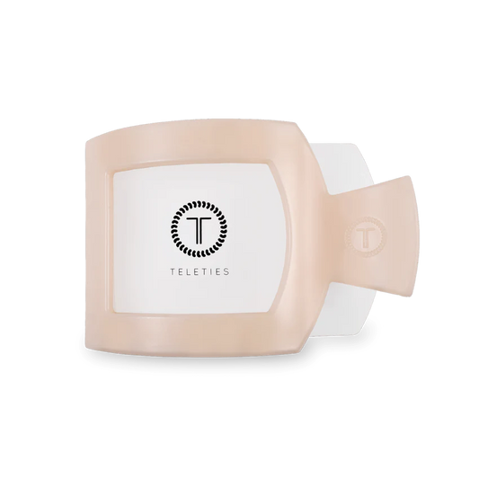 Almond Beige Flat Square Clip