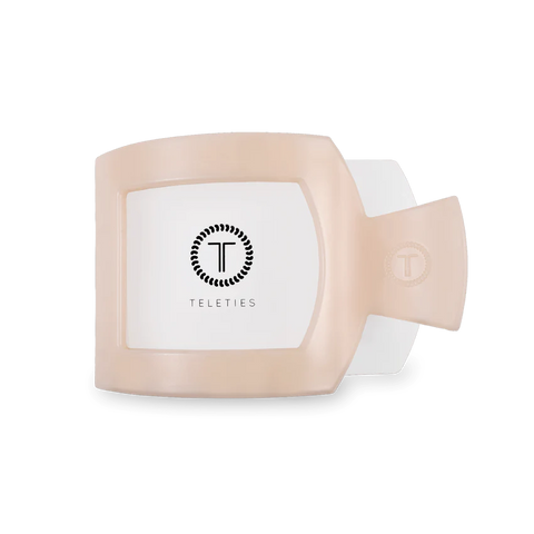 Almond Beige Flat Square Clip