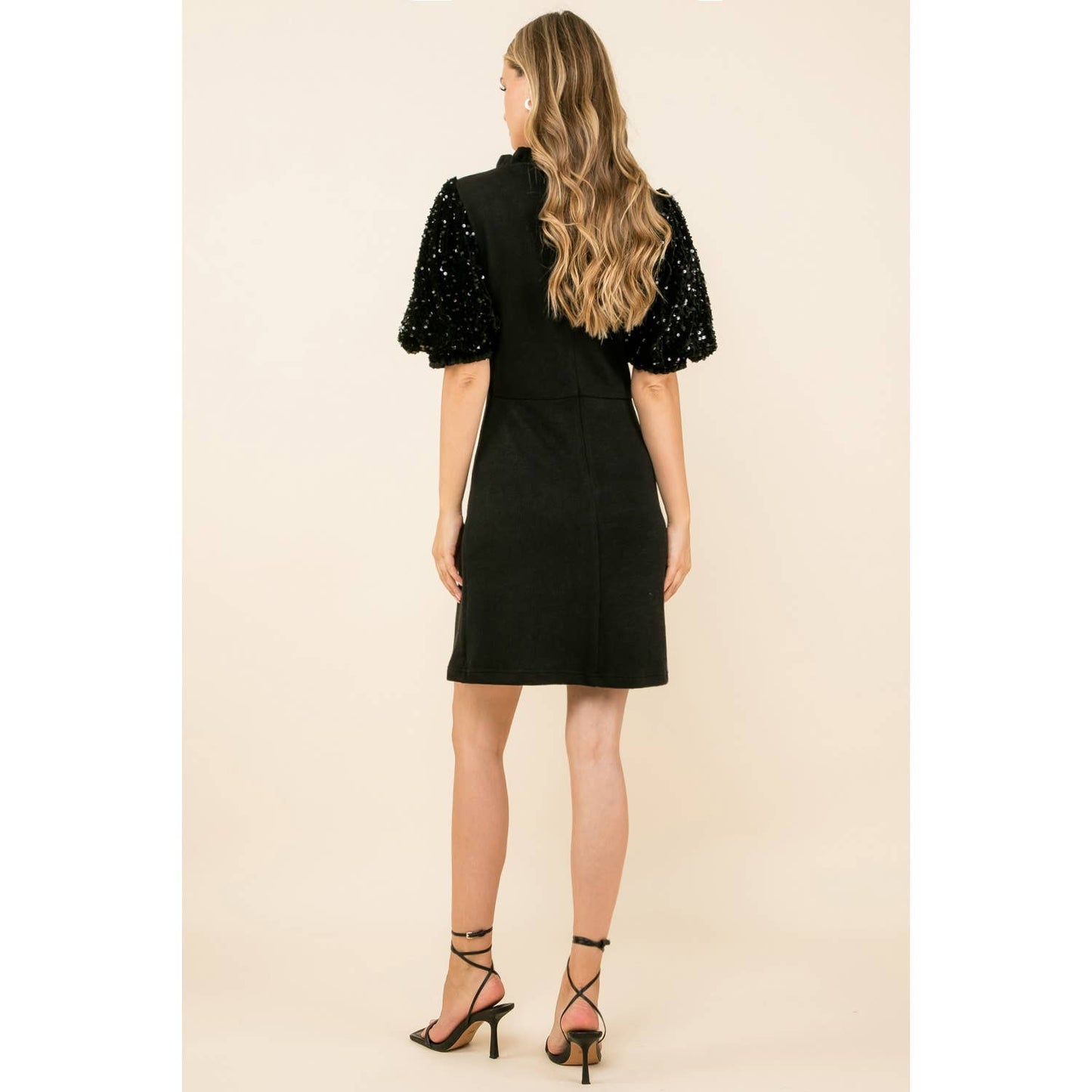 Marlynd Sequin Rib Knit Dress