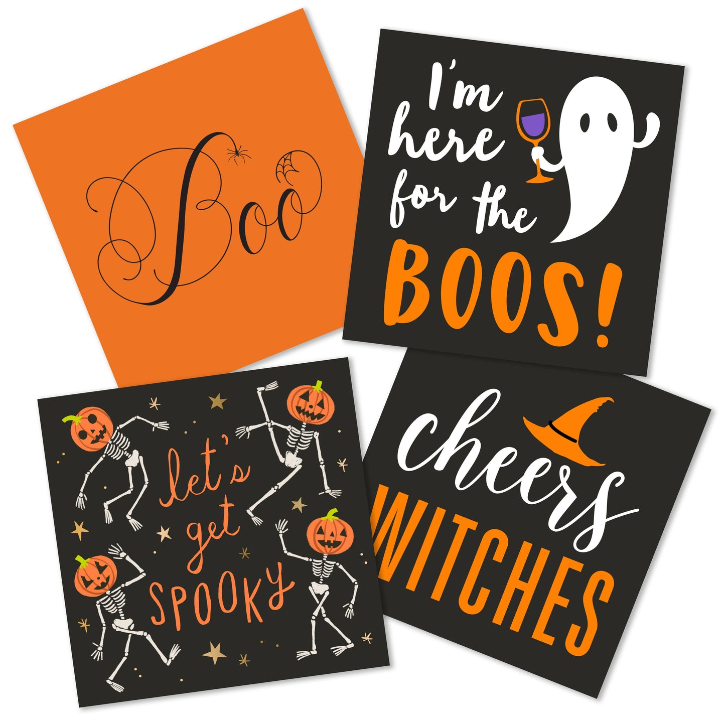Funny Halloween Cocktail Napkins | Cheers Witches