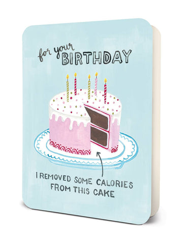 Low-Calorie Cake Deluxe Greeting Card