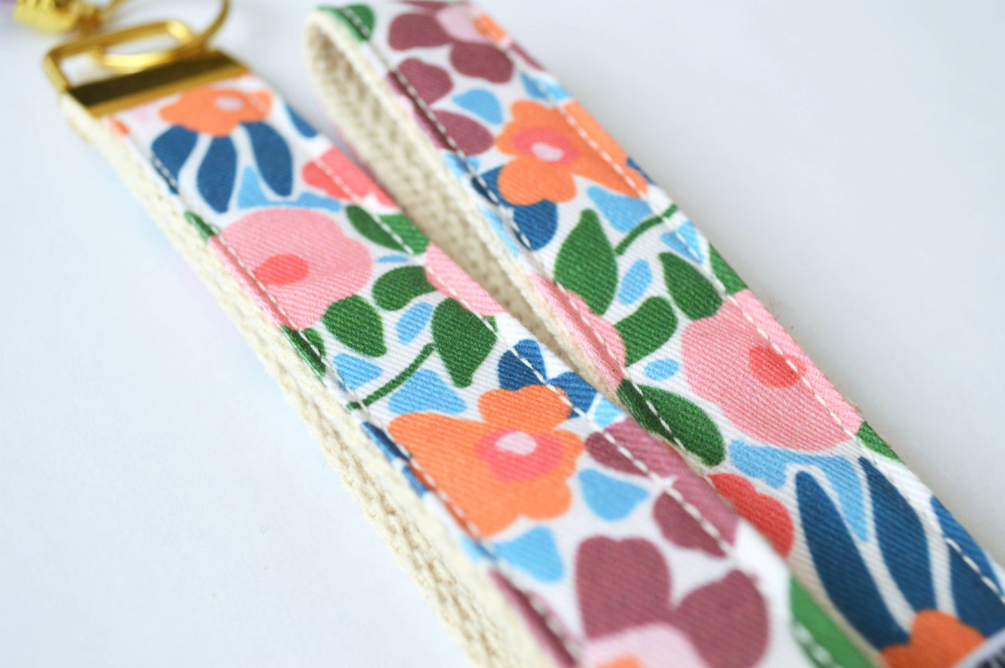 Key Fob Wristlet - Jeanne Floral