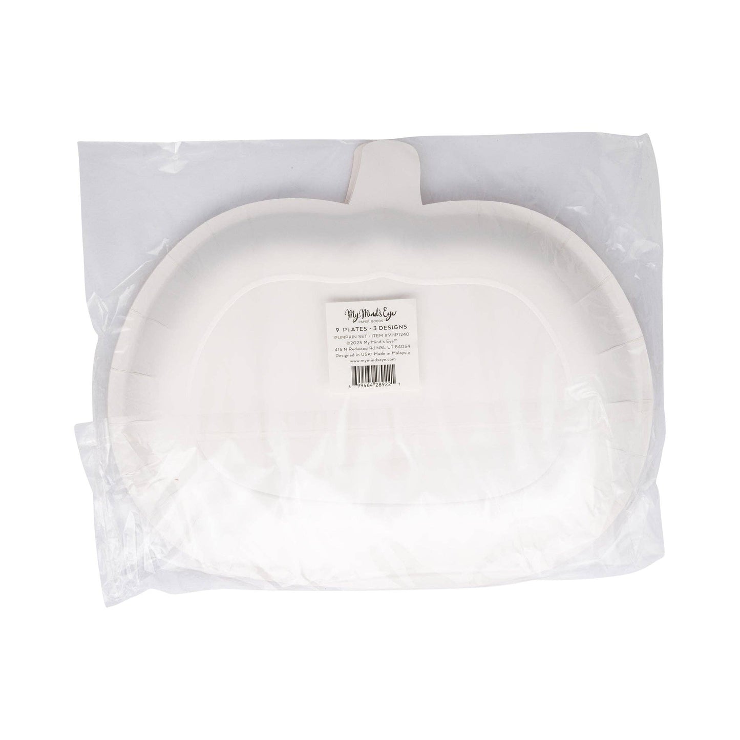 Vintage Pumpkin Paper Plate Set