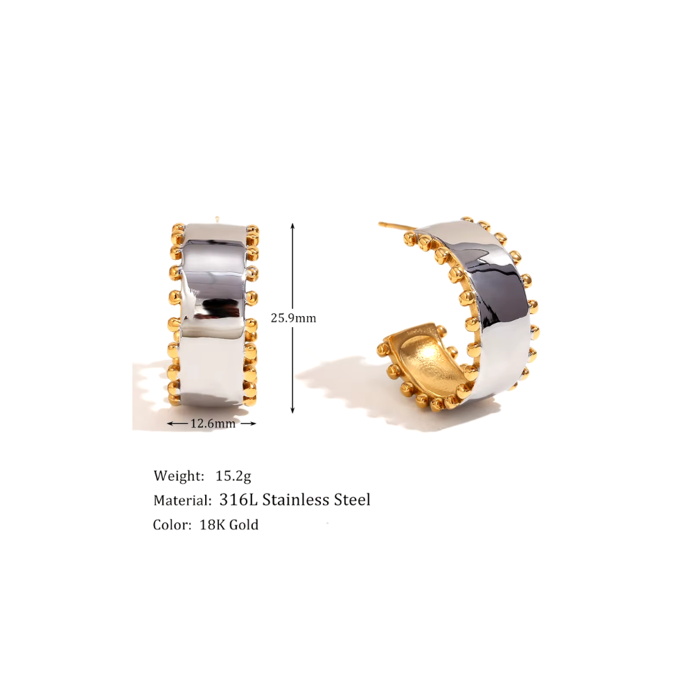 Bold Duo Hoops