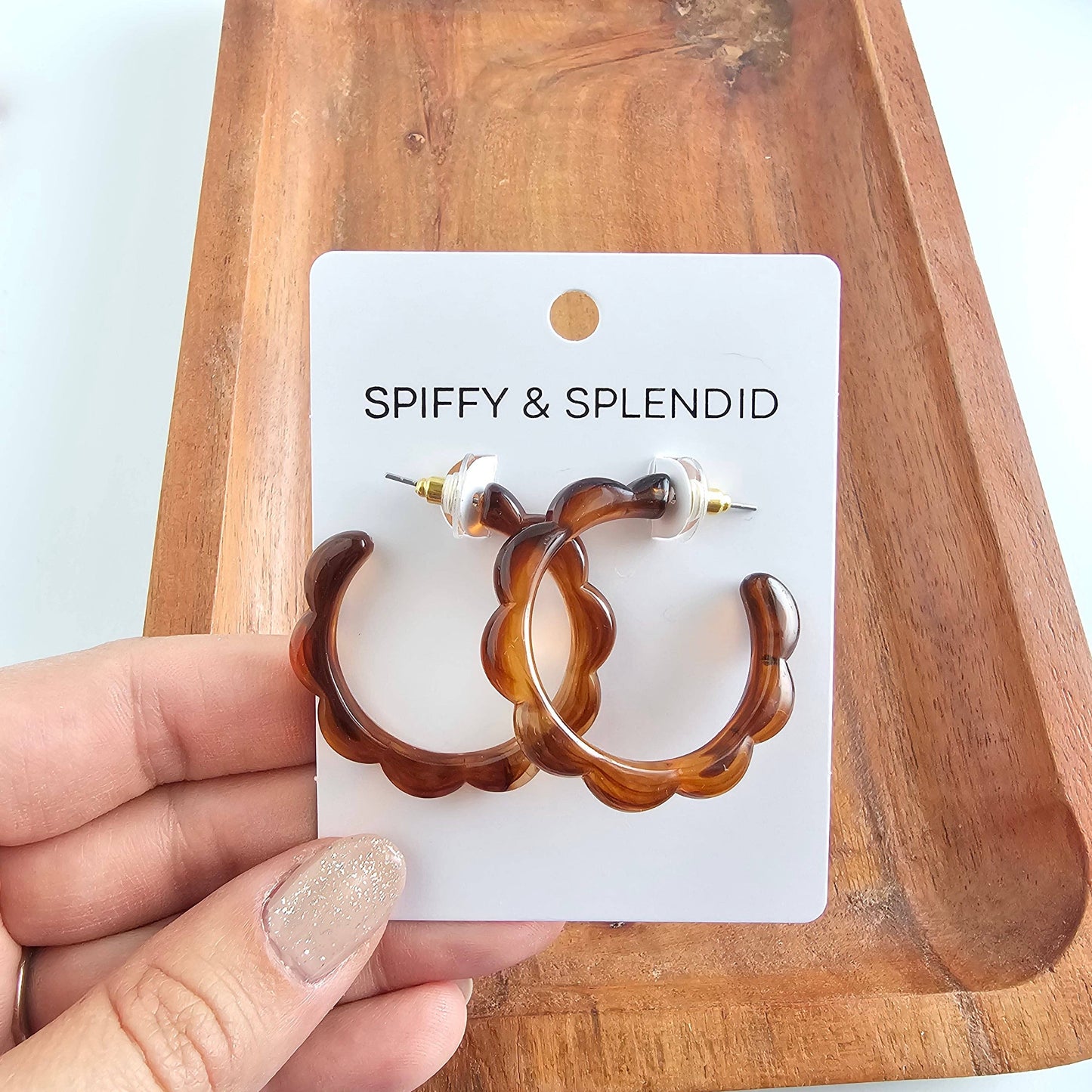 Amber Scarlett Hoops