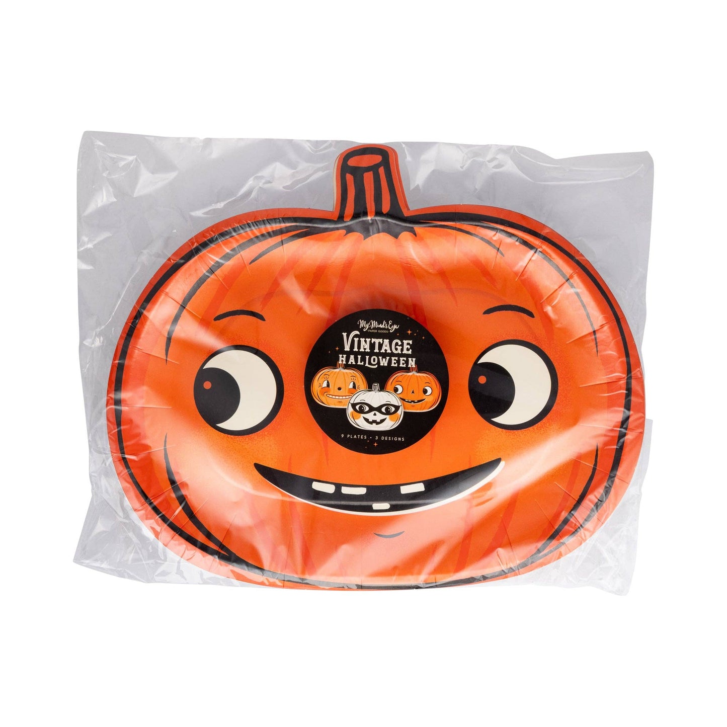 Vintage Pumpkin Paper Plate Set