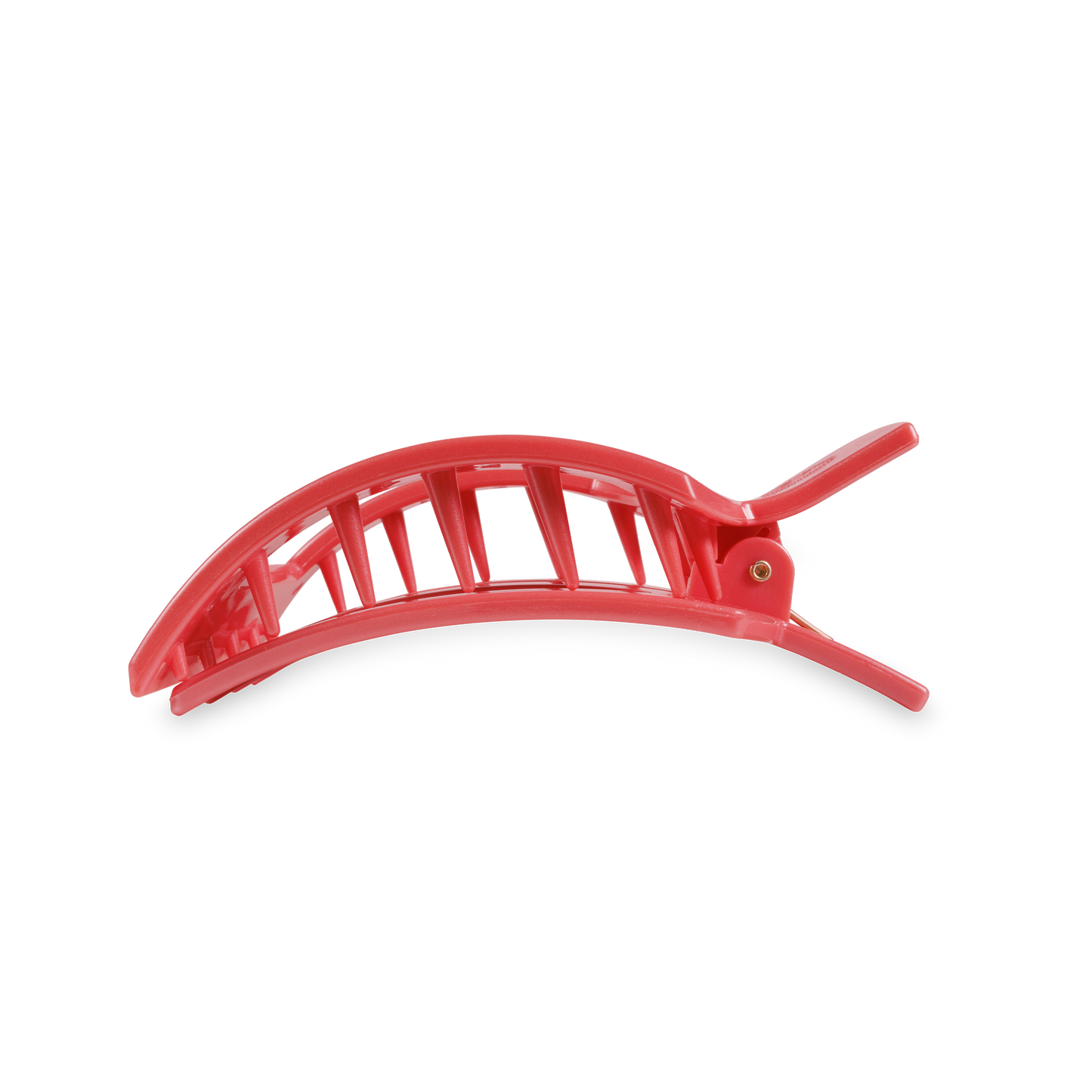 Calming Coral Square Flat Hair Clip