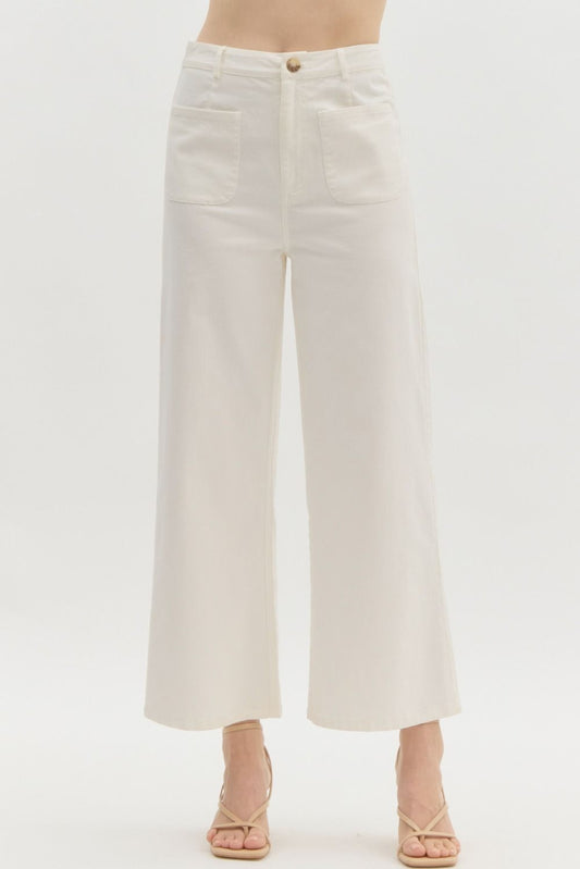 Chino Pocket Ankle Pants