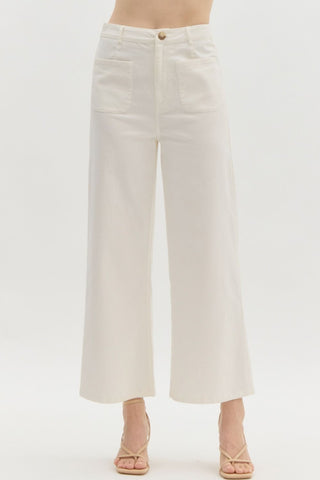 Chino Pocket Ankle Pants