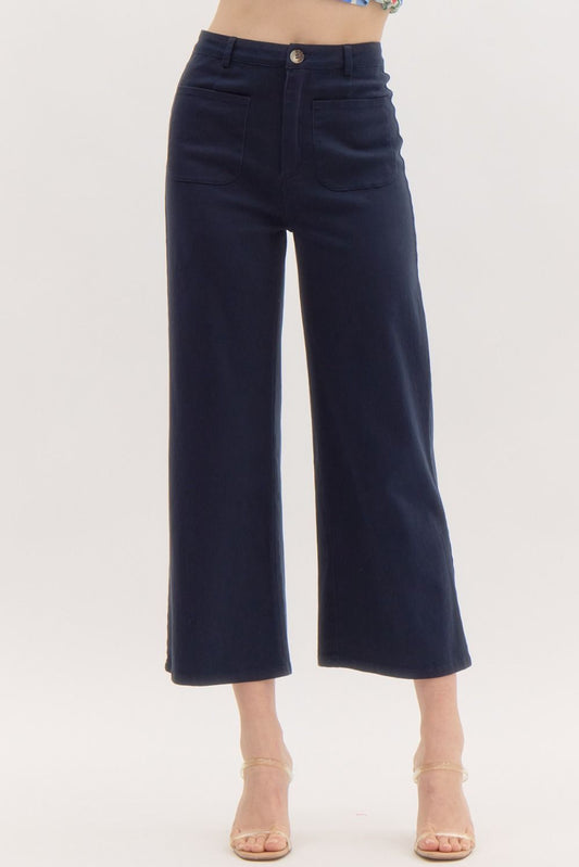 Chino Pocket Ankle Pants