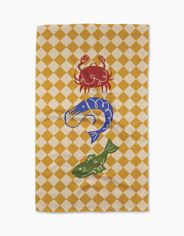El Mar Dos Tea Towel