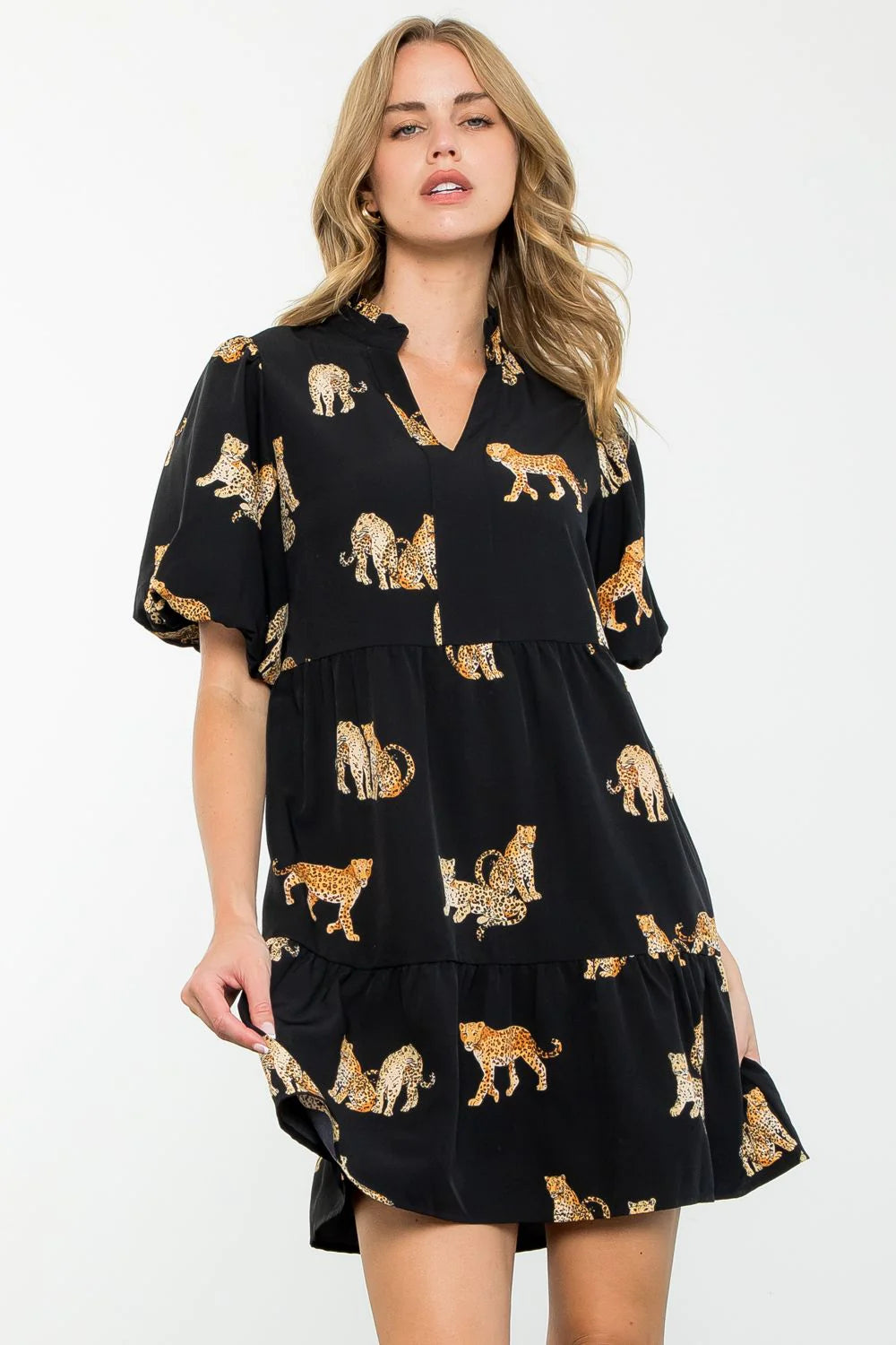 Kelly Cheetah Print Dress