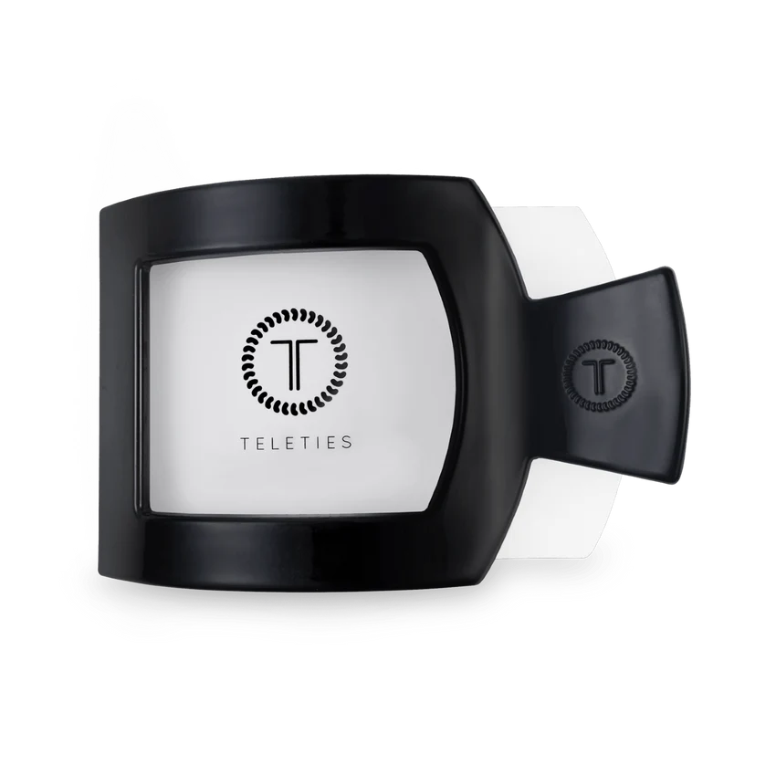 Jet Black Flat Square Clip