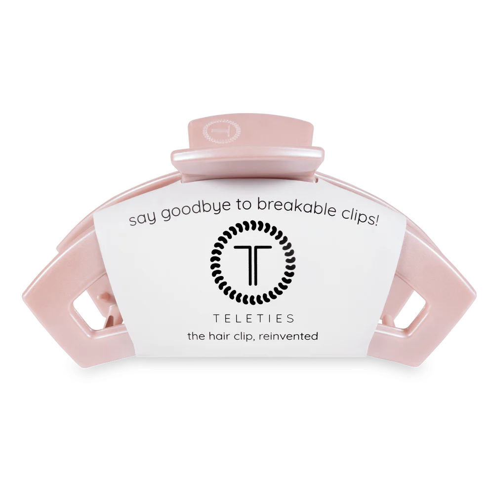 Open Pearly Pink Claw Hair Clip