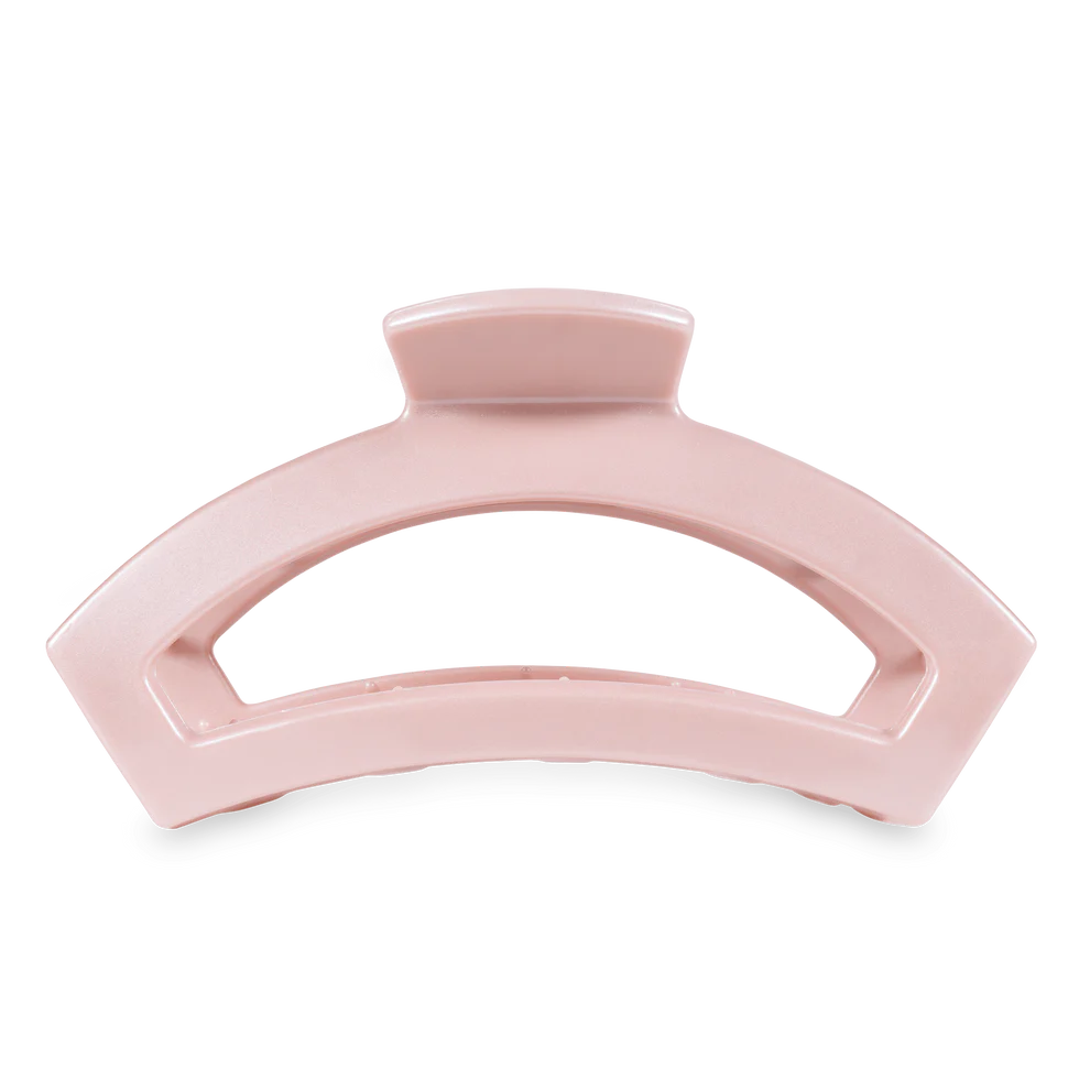 Open Pearly Pink Claw Hair Clip