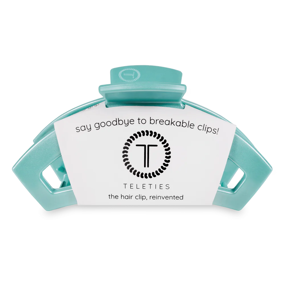 Open Totally Turquoise Claw Hair Clip