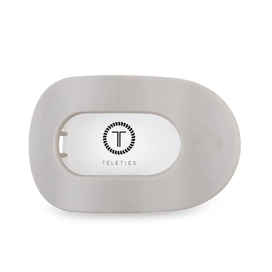 Silver Flames Flat Round Clip