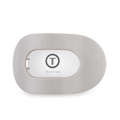 Silver Flames Flat Round Clip