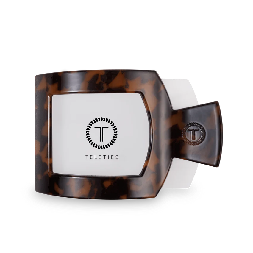 Tortoise Flat Square Clip