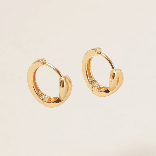 14K Gold Dipped Infinity Hoop Earrings