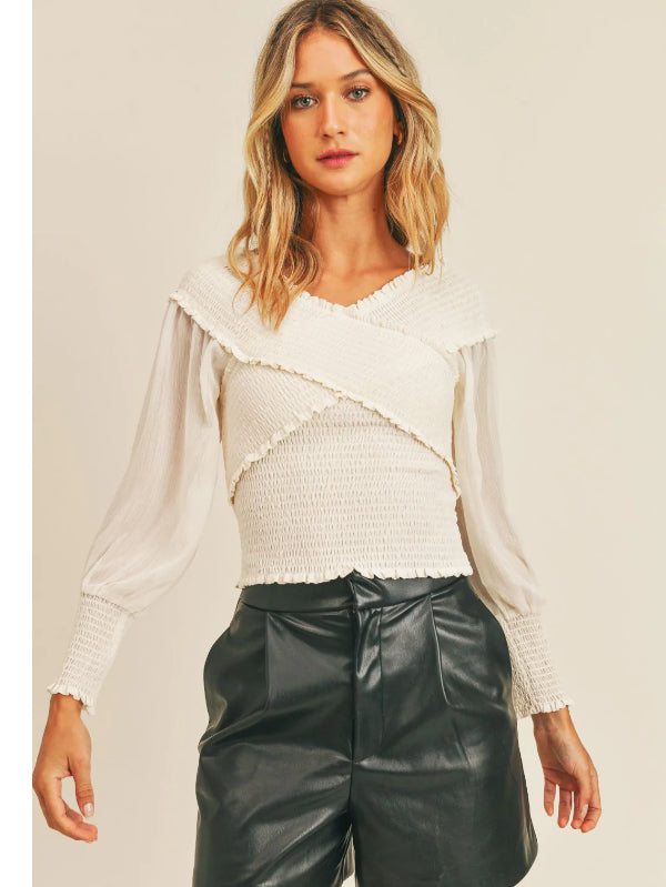 Goodness Groove Smocked Top