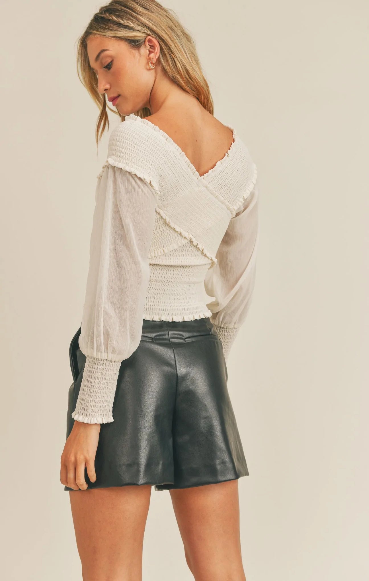 Goodness Groove Smocked Top