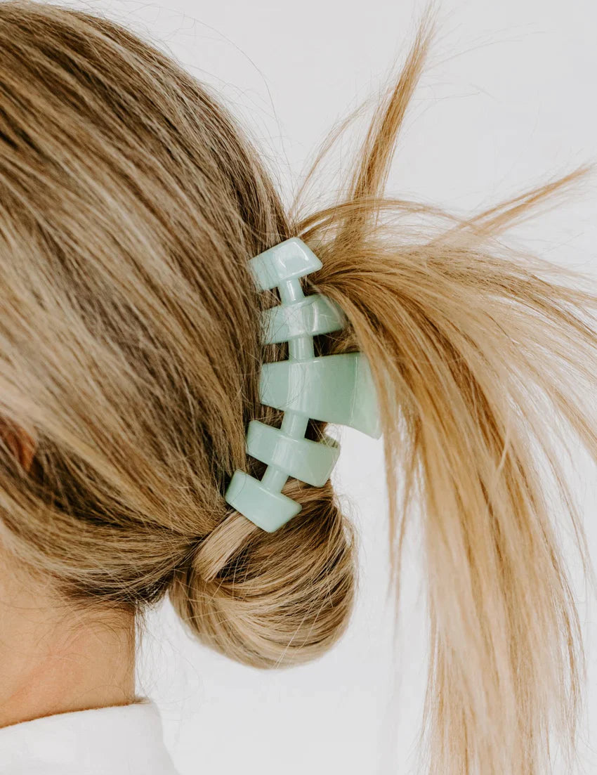 Coconut White Hair Clip