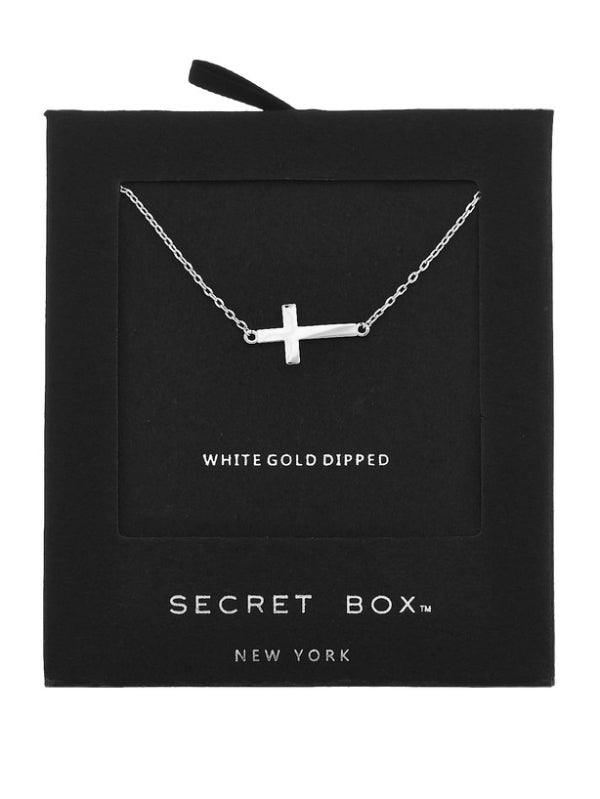 Secret Box Cross Necklace