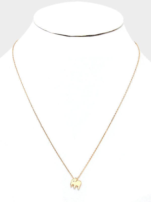 Secret Box Elephant Necklace