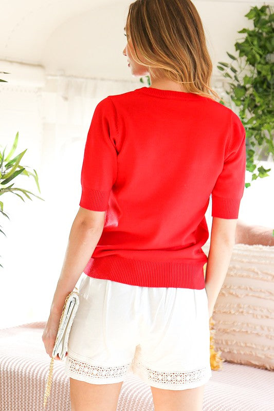 The Melanie Knit Top