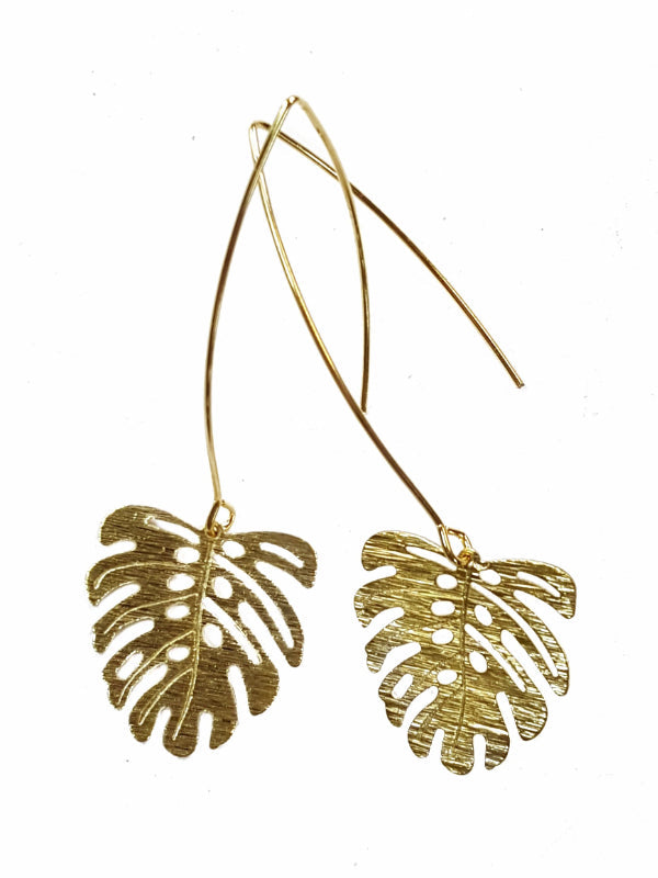 The Palm Leaf Earrings