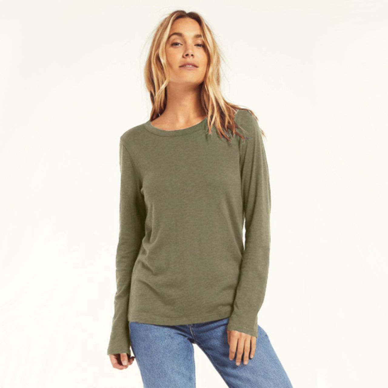 Everyday Brushed LS Top