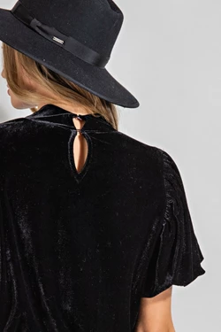 The Sylvie Velvet Top