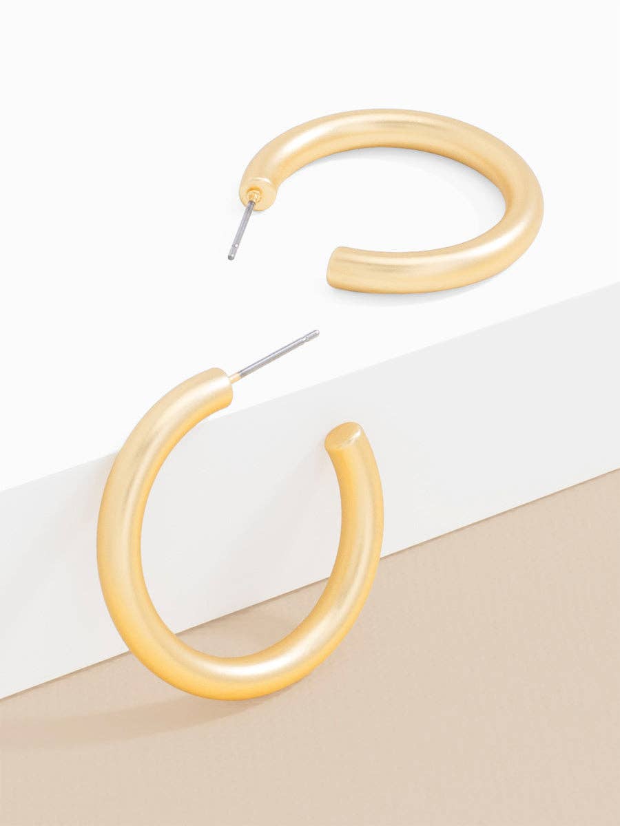 ZENZII - Small Chunky Hoop Earring