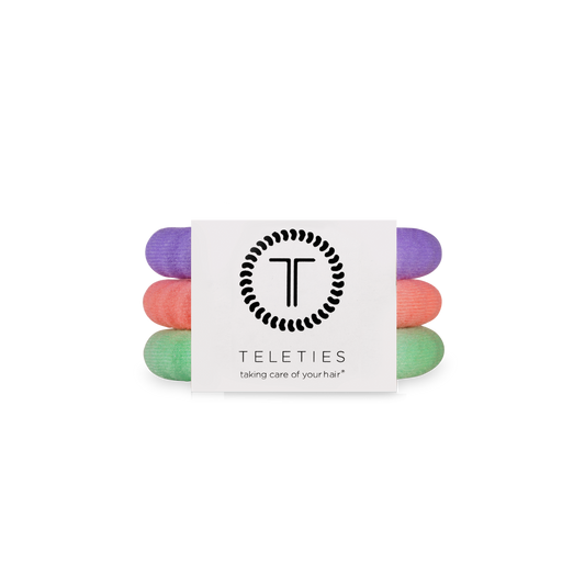 TELETIES - Nylon Hair Ties | Small | Color Rush