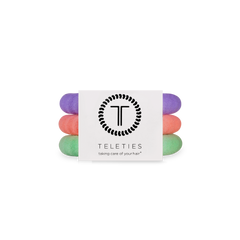 TELETIES - Nylon Hair Ties | Small | Color Rush