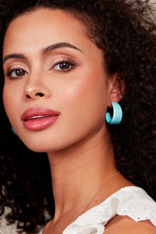 ZENZII - Small Chunky Resin Hoops
