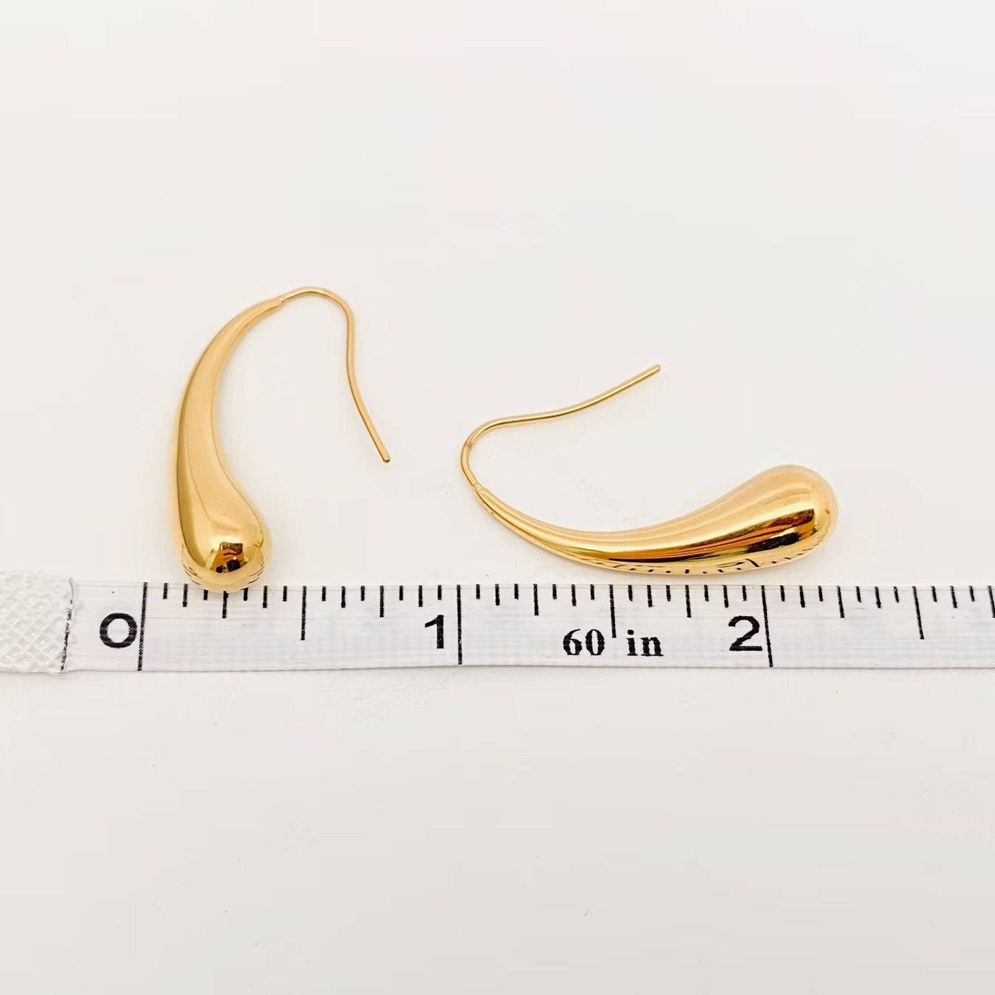 18K Gold Plated Droplet Earrings
