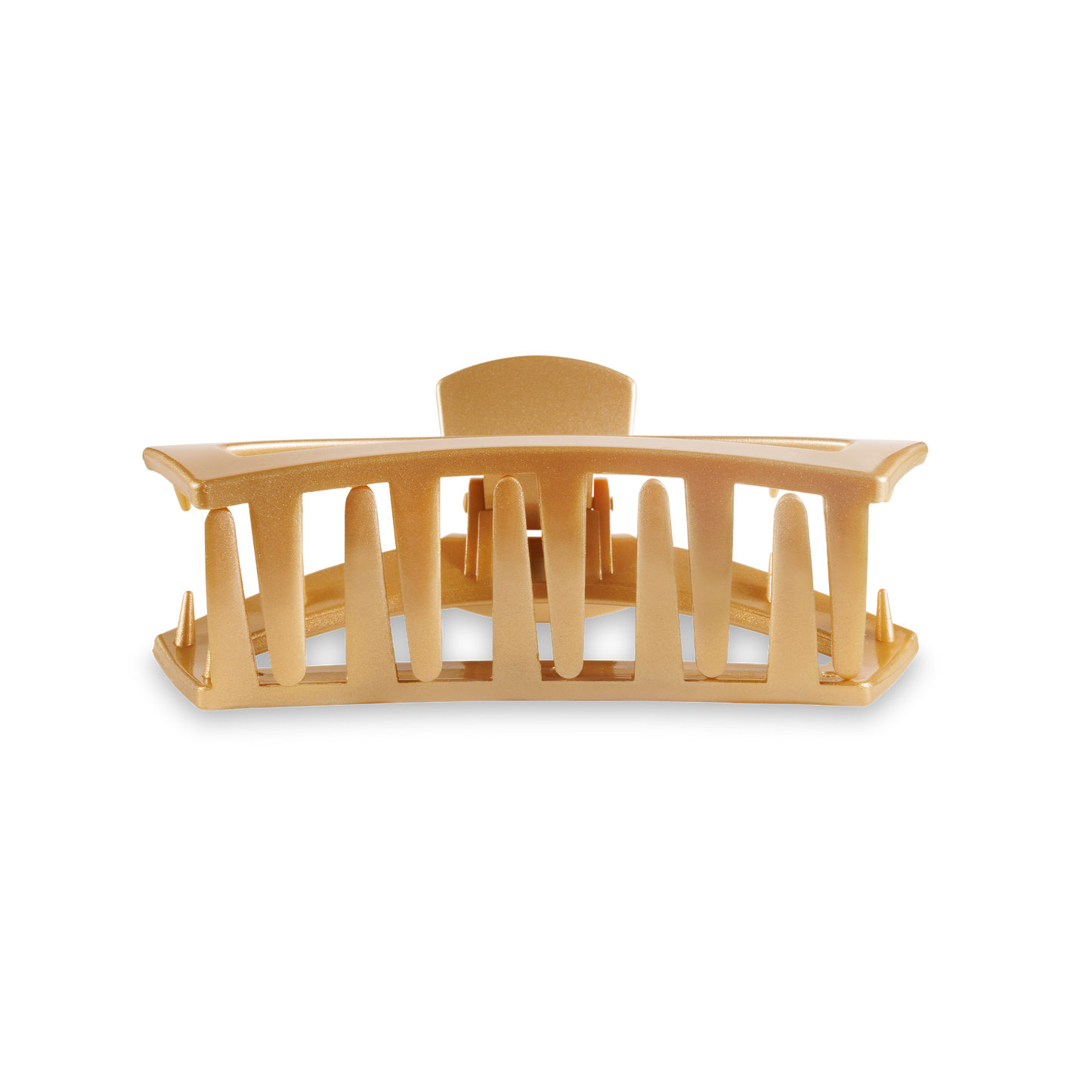 TELETIES - Open Hair Clip | Medium | Champagne Toast